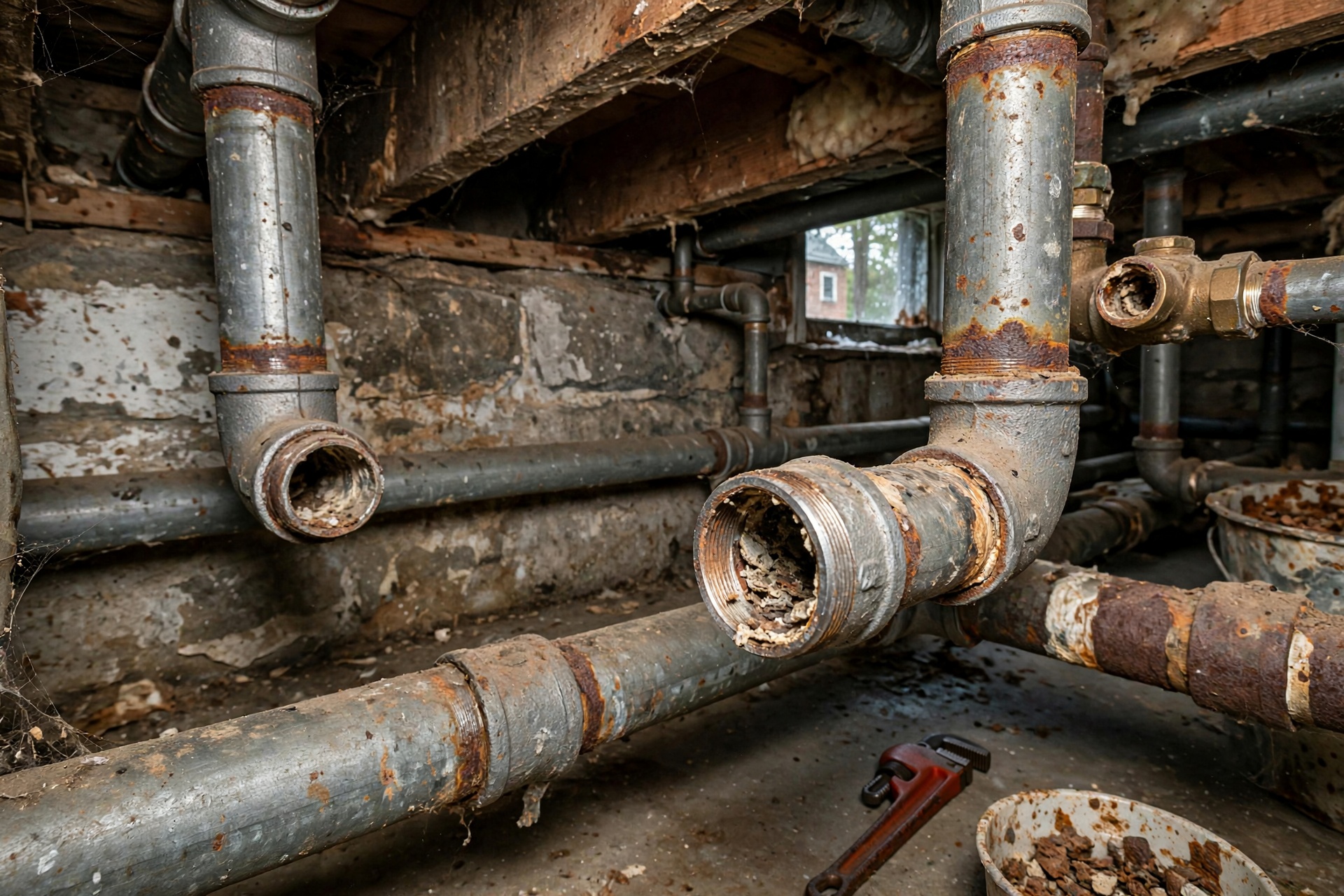 What Causes Low Water Pressure in Older Groton Houses
